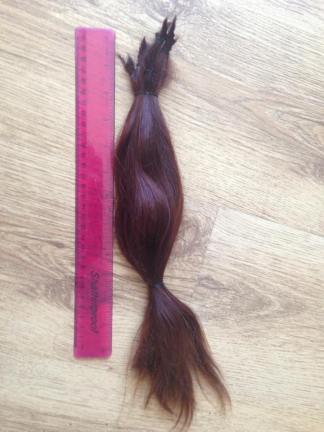 This is the hair going to Little Princess Trust.